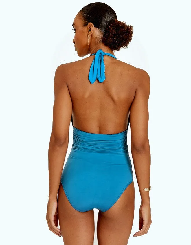 Adjustable Halter One Piece Atoll