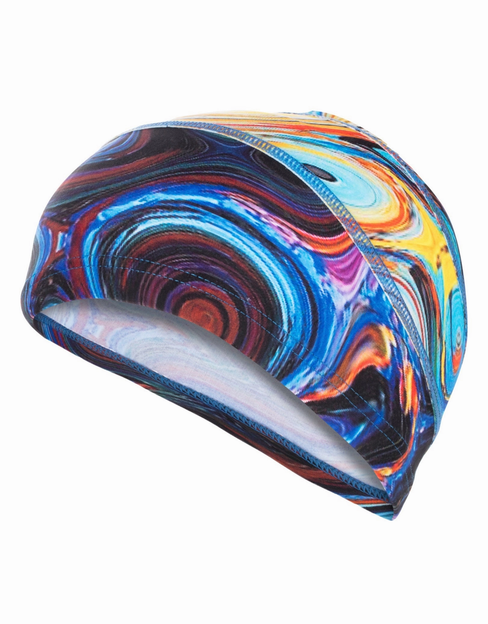 Adult Fabric Swim Cap - Multi-Colour
