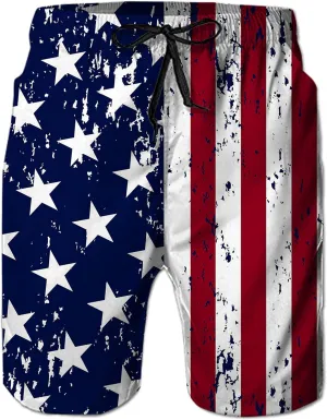 Ahegao Men's Swim Trunks Quick Dry 3D Printed Beach Board Shorts with Pockets Cool Mesh Lining Bathing Suits