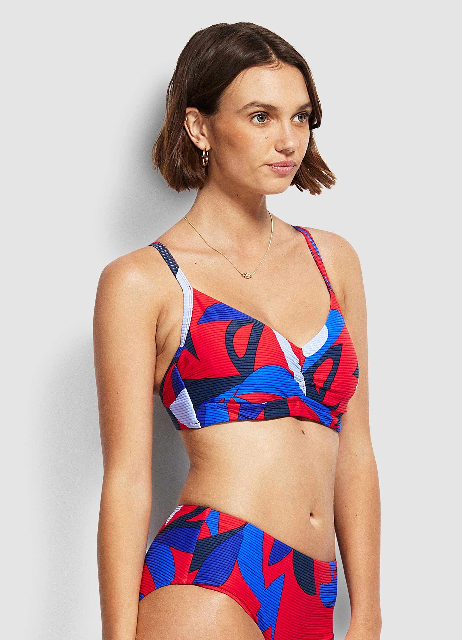Aloha DD Bralette Bikini Top - Chilli