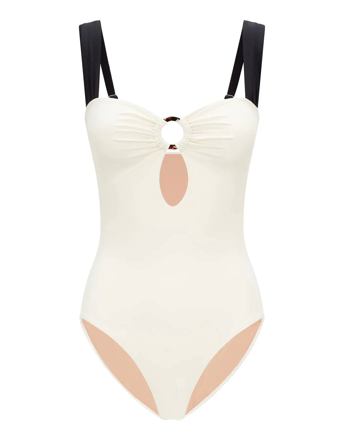 Amalie One Piece Cream / Black