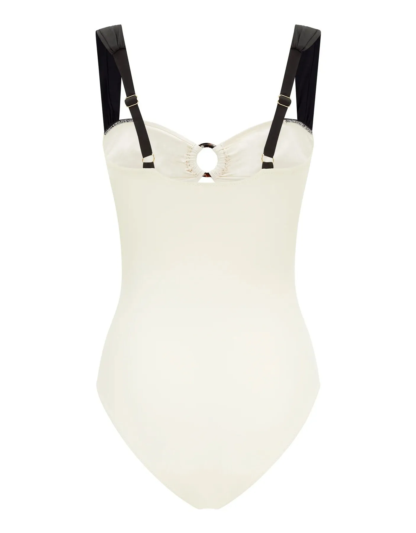 Amalie One Piece Cream / Black