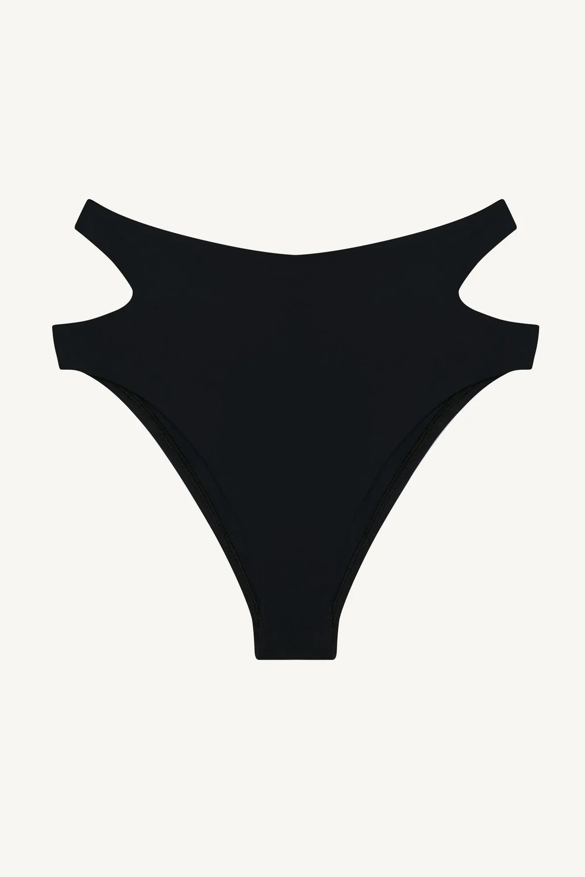 Amara High Waist Bottom - Black EcoLux
