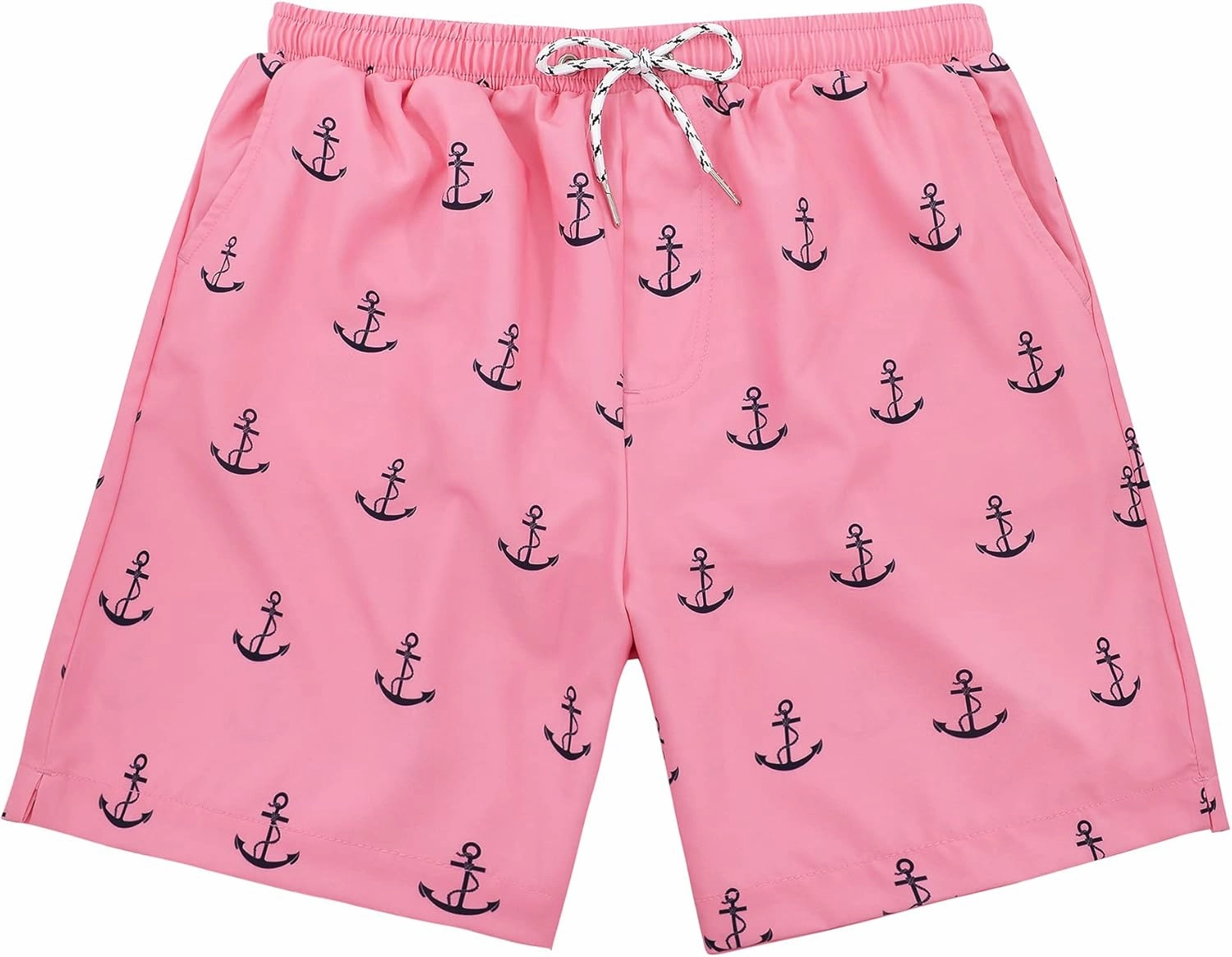 American Trends Men's Swim Trunks Board Shorts Quick Dry Mens Swimming Trunks with Compression Liner