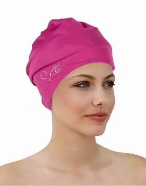 Applique Fabric Swim Cap