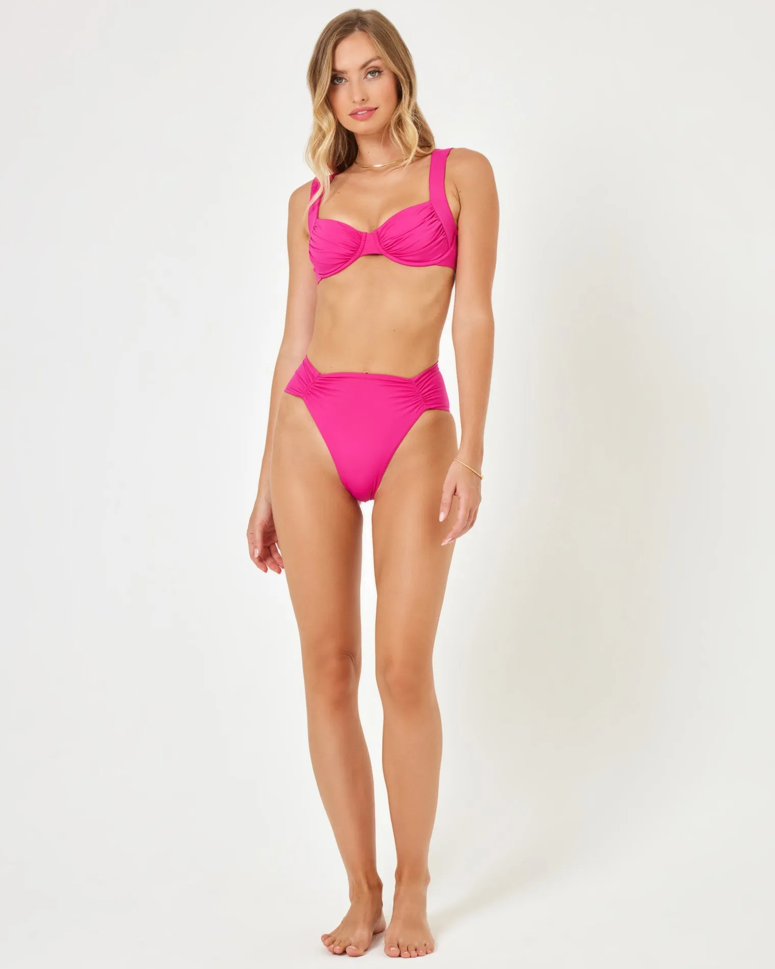 Arlo Bikini Bottom - Bougainvillea