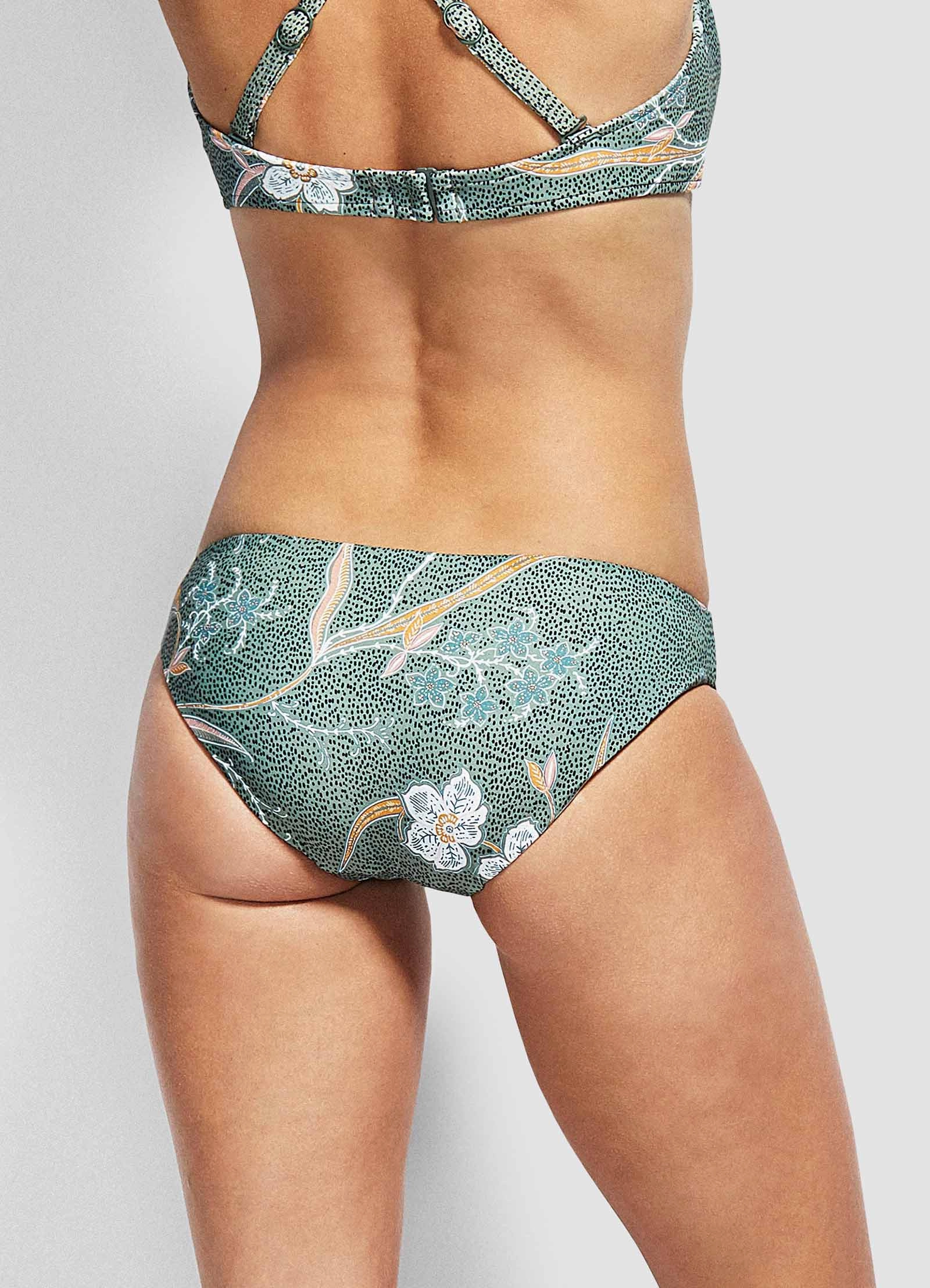 Balinese Retreat Hipster Bikini Pants - Olive Leaf