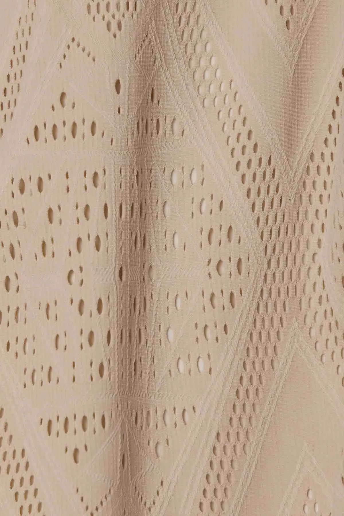 Barcelona High Waist Bottom - Natural Calico Crochet