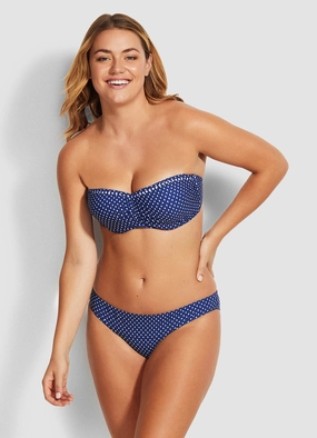 Beach Belle Hipster Bikini Pants - Blue Opal