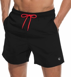 Beach Shorts Swim Trunks Quick Dry Men's Bathing Suit with Mesh Lining/Side Pockets