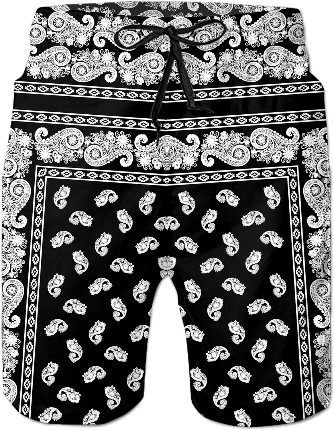 Belovecol Mens Swim Trunks Summer Cool Quick Dry Board Shorts Bathing Suit with Side Pockets Mesh Lining S-3XL