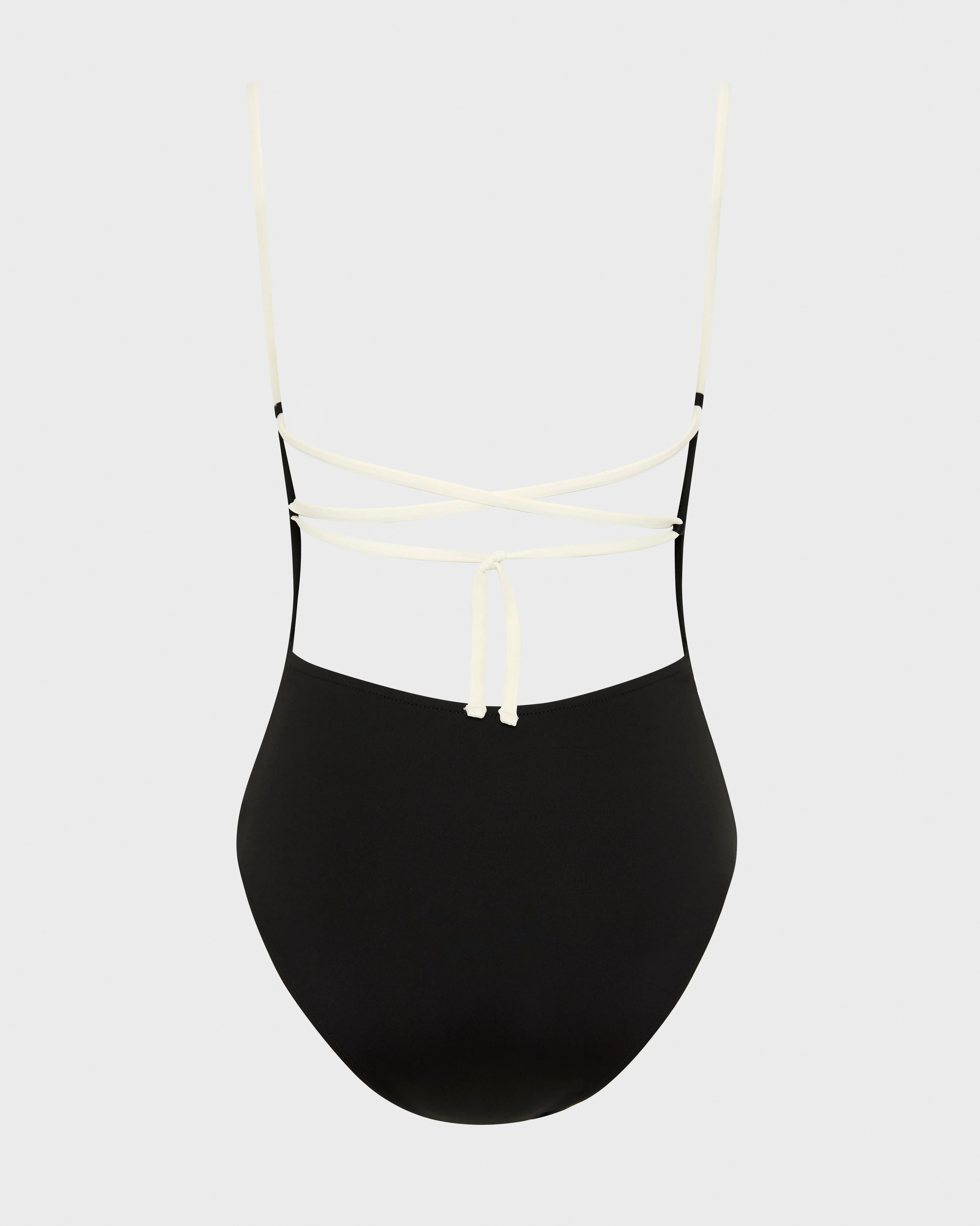 Bianca One Piece - Black & Porcelain (Embodee)