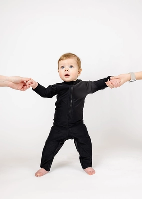 Black | Baby Rashguard One-Piece (Unisex)
