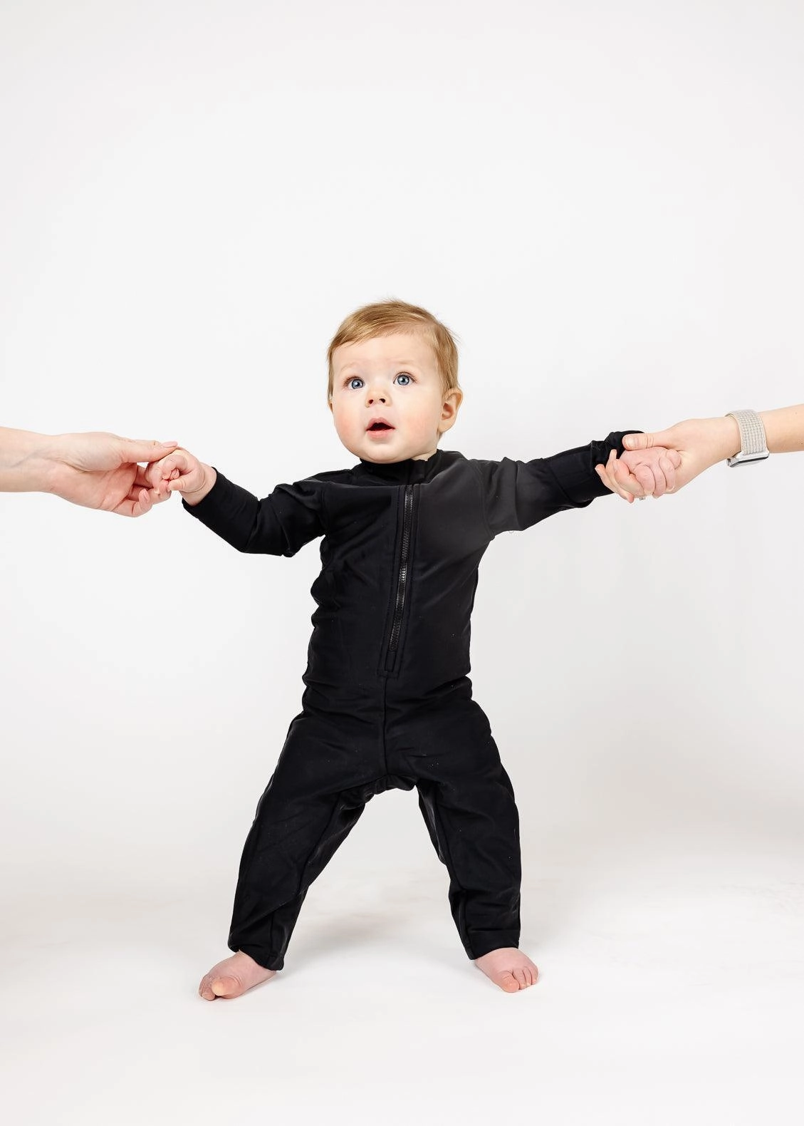 Black | Baby Rashguard One-Piece (Unisex)