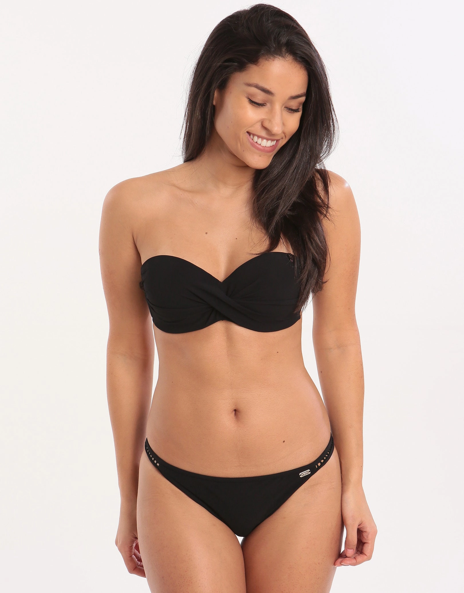 Black Texia Hipster Bottom - Black