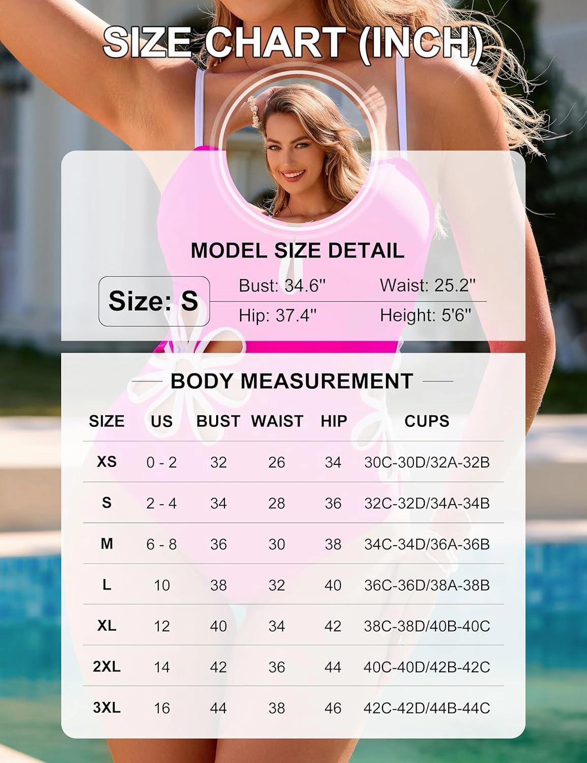 Blooming Jelly Women's One Piece Swimsuit Slimming Color Block High Cut Bathing Suit Cheeky Floral Cutout Swimwear