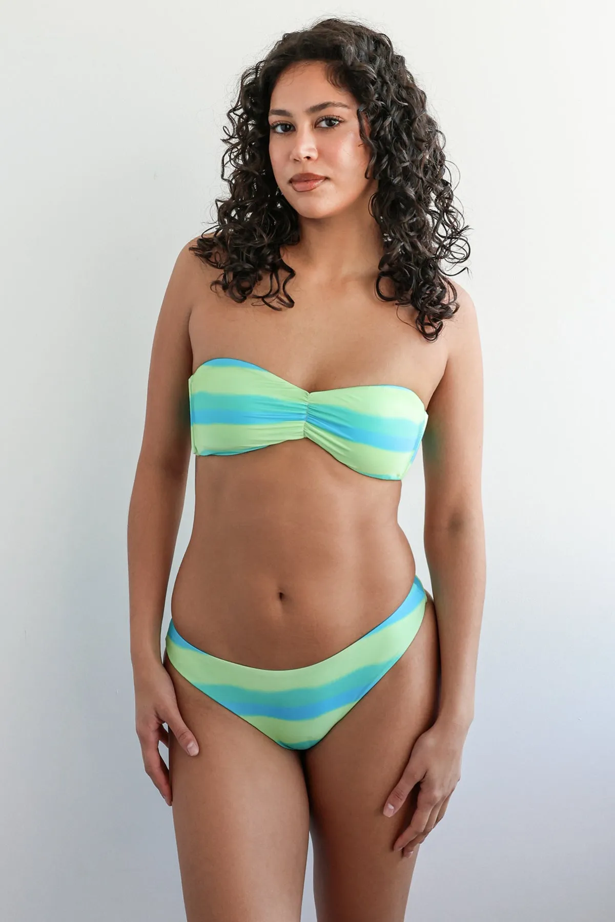 Blue Haven Bandeau Cheeky Set