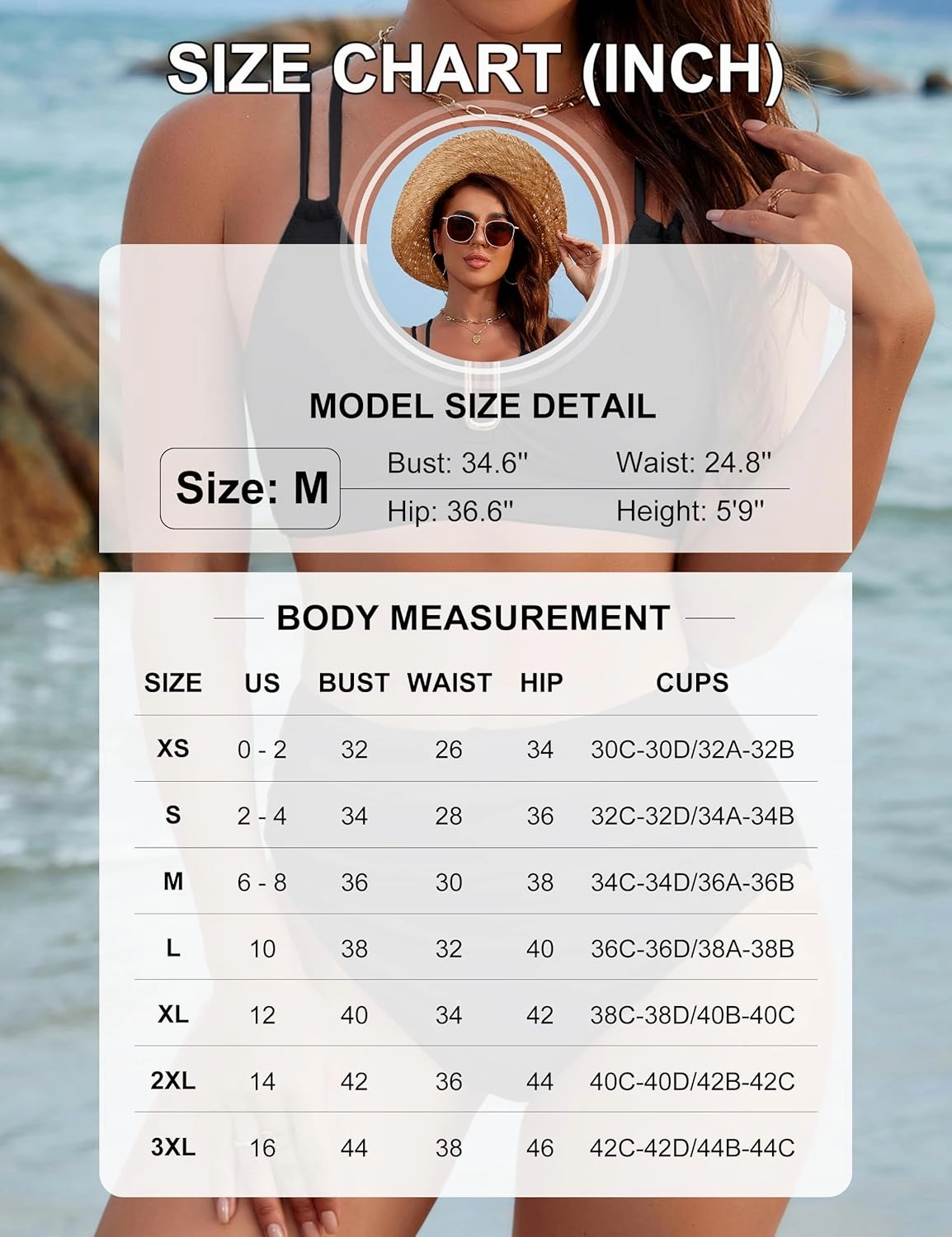 BMJL Womens High Waisted Bikini Sets Modest Tummy Control Swimsuits Cutout Crisscross Ruched Two Piece Bathing Suit