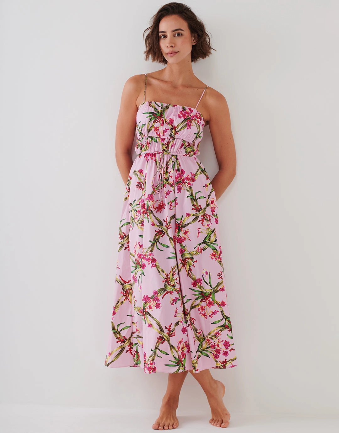 Botanique Dress - Tangy Pink