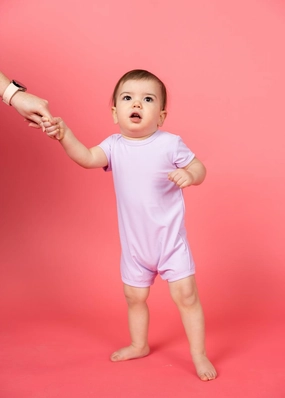Bright Lilac | Mini Shorties Rashguard (Unisex)