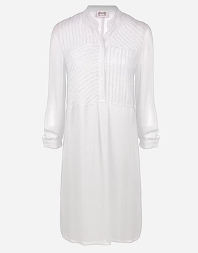 Buttoned Tunic - White
