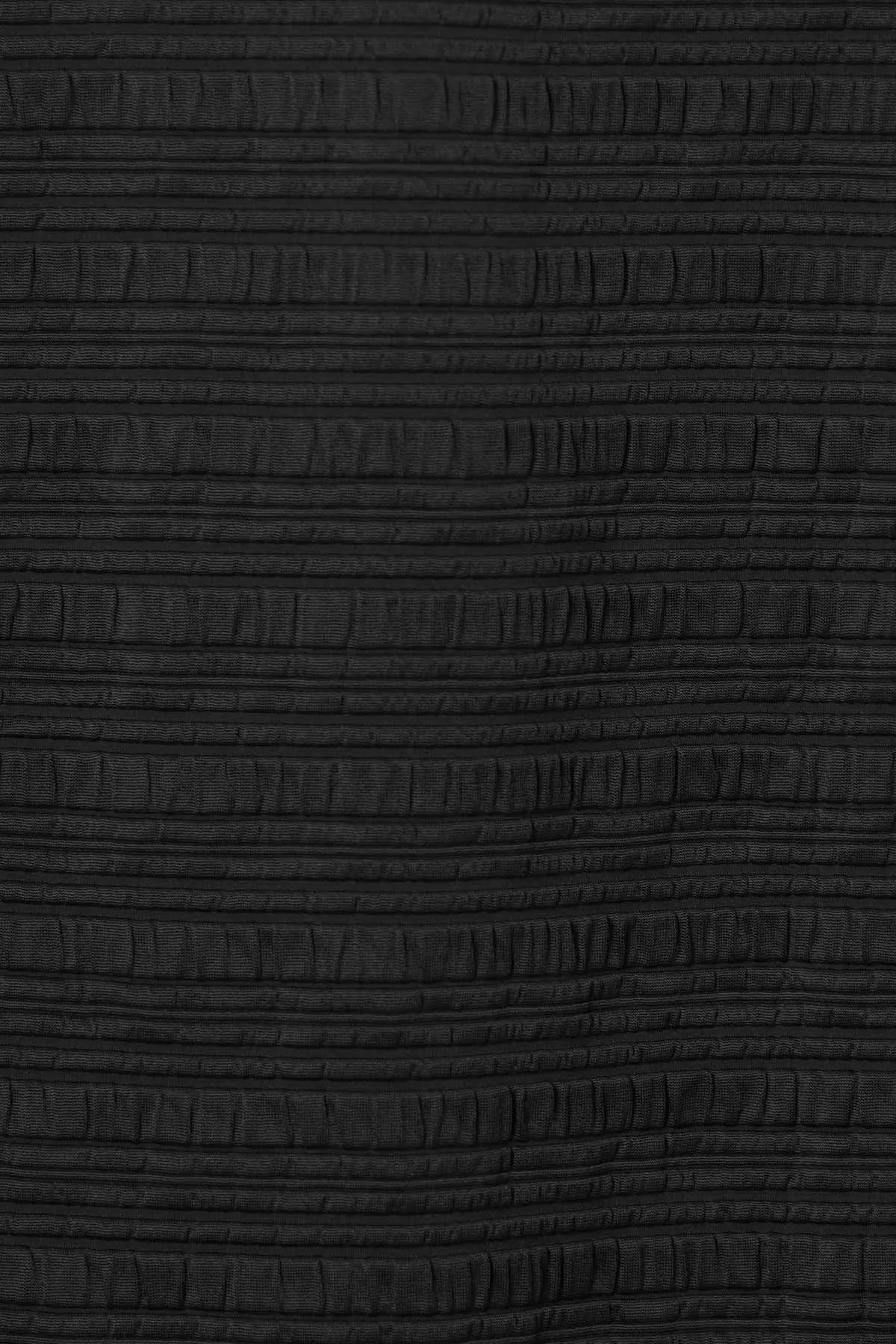 Cali High Leg Full Bottom - Black Seersucker Stripe