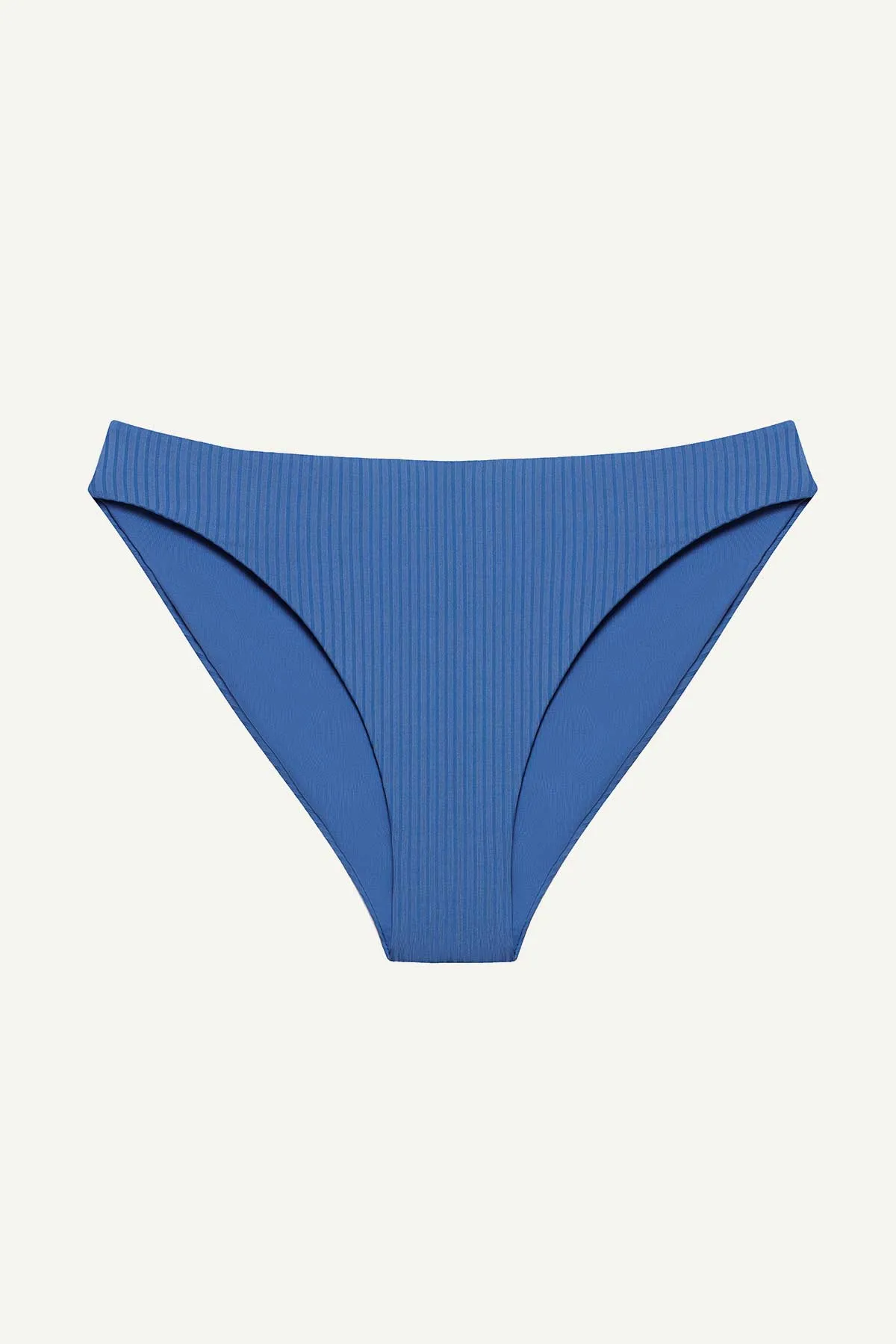 Cali High Leg Full Bottom - Chambray EcoRib