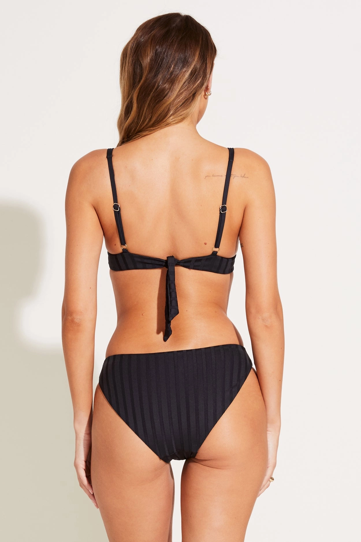 Cali High Leg Full Bottom - Black SuperRib