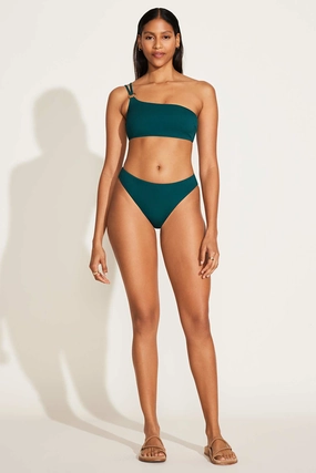 Cali High Leg Full Bottom - Emerald EcoRib