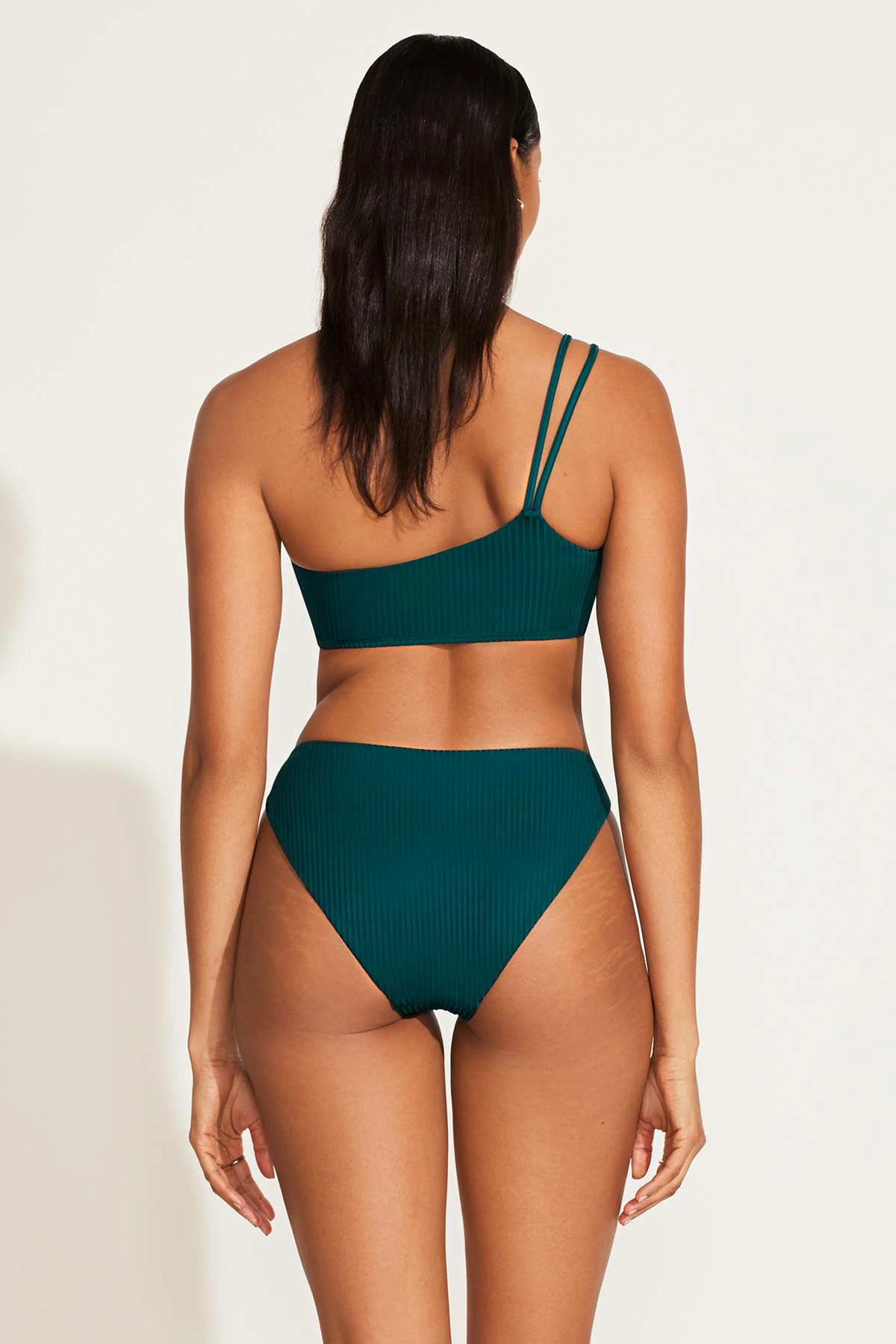 Cali High Leg Full Bottom - Emerald EcoRib