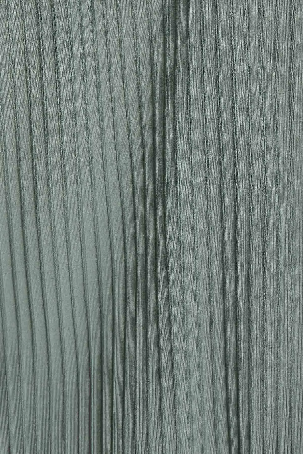 California High Leg Bottom - Sea Green EcoRib
