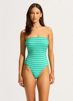 Calypso DD Bandeau One Piece Swimsuit - Jasmine
