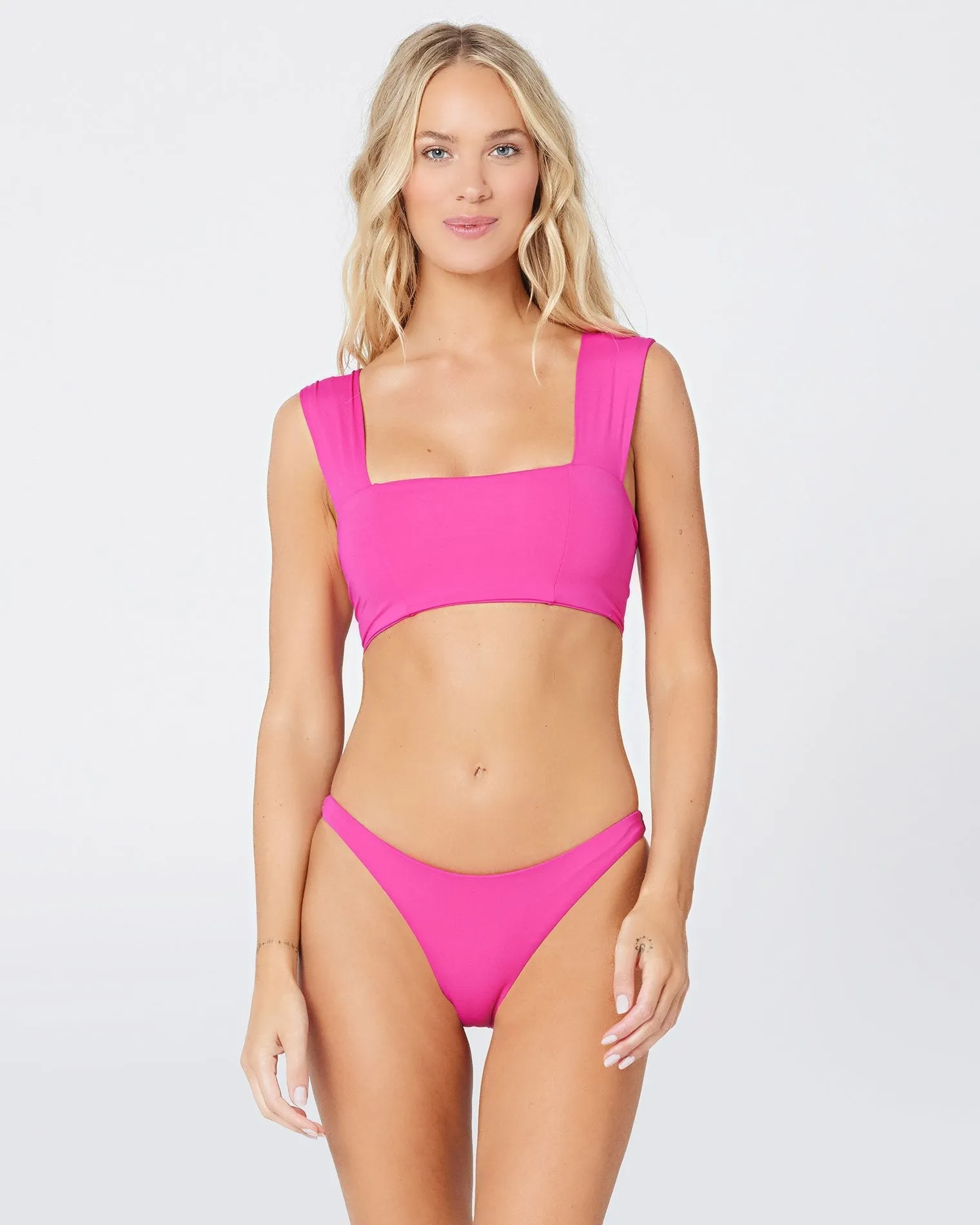 Camacho Bikini Bottom - Bougainvillea