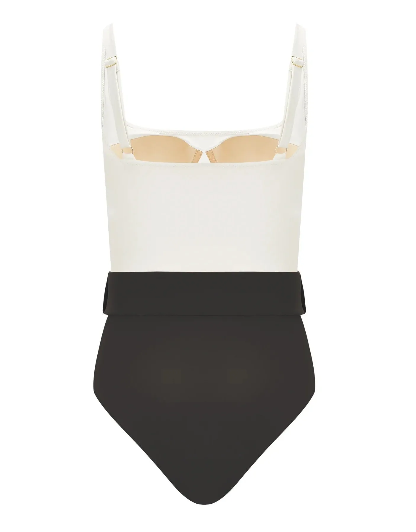 Cassandra One Piece Black / Cream