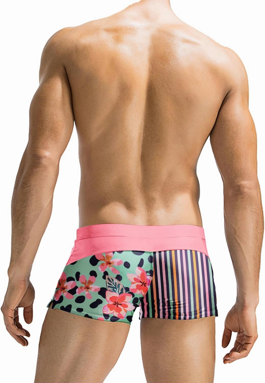 COOFANDY Mens Swim Trunks Swimwear Bathing Suit Swim Brief Square Leg Board Short S-3XL