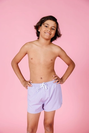 Cotton Purple | Youth Retro Shorties