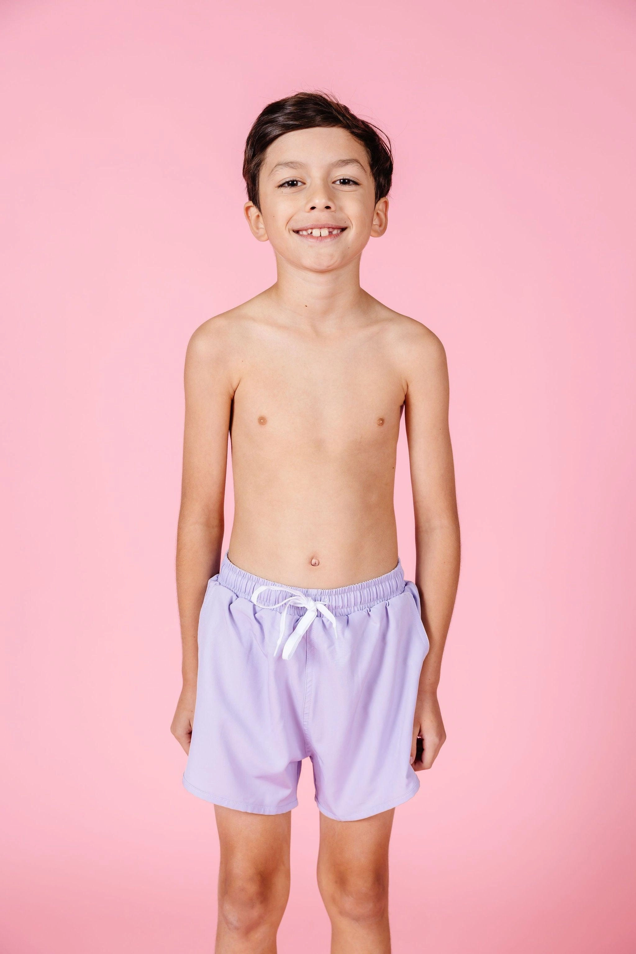 Cotton Purple | Youth Retro Shorties