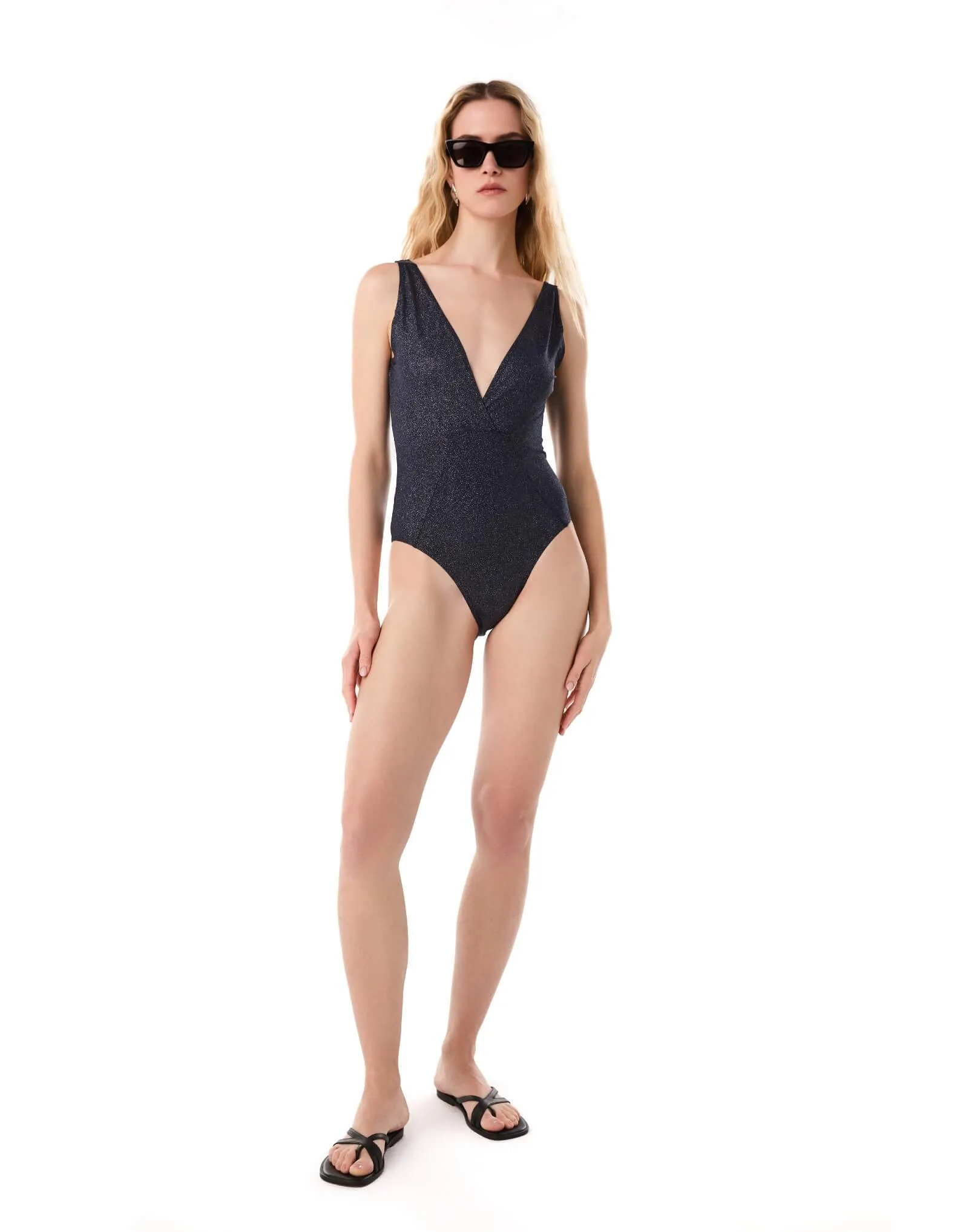Cove One Piece Navy Blue Sparkle