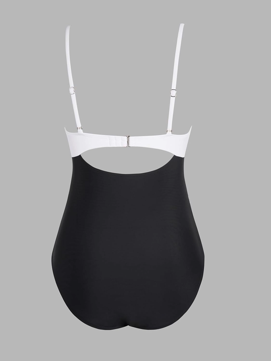 CUPSHE One Piece Swimsuit for Women Bathing Suits Twist Front Cutout Adjustable Straps Ruched Swimwear