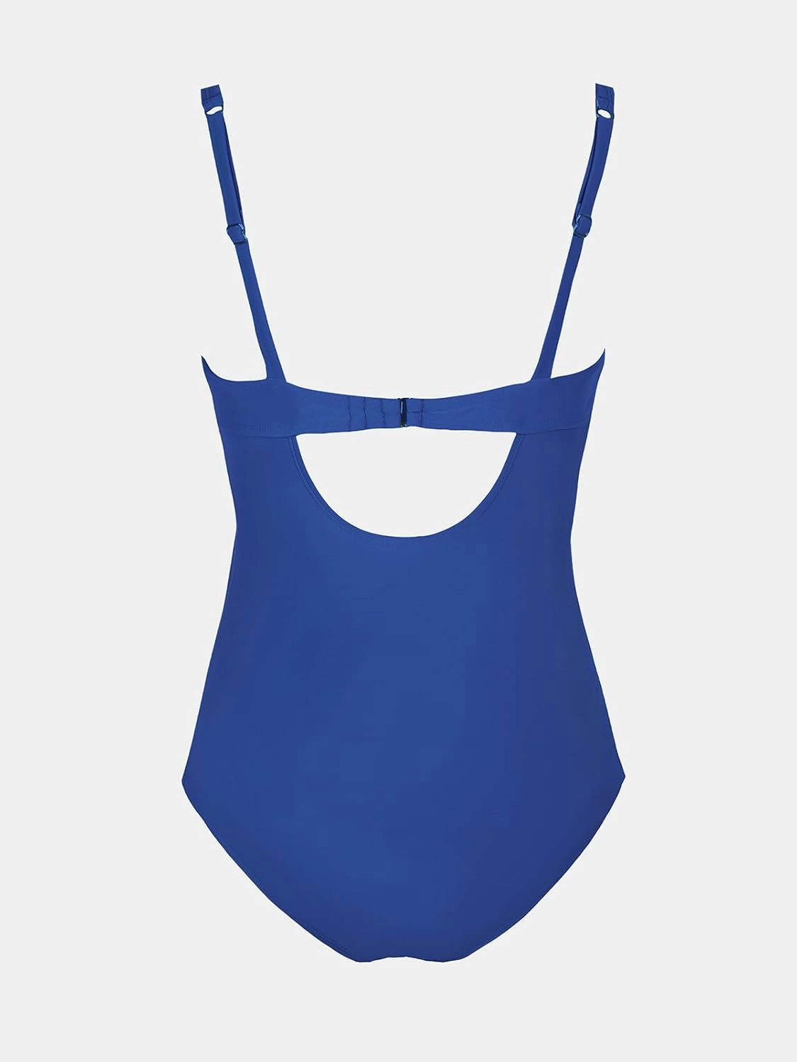 CUPSHE Women's One Piece Swimsuit Bathing Suit Square Neck Back Cut Out Drawstring Self Tie Back Hook