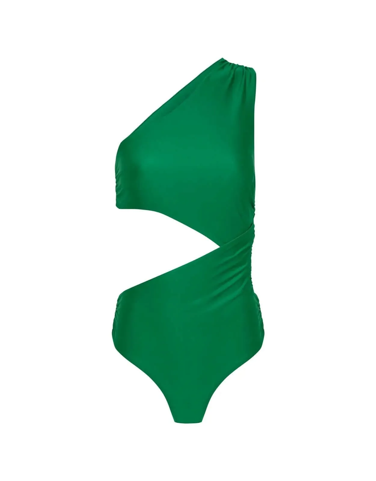 Cut One Shoulder One Piece Verdant