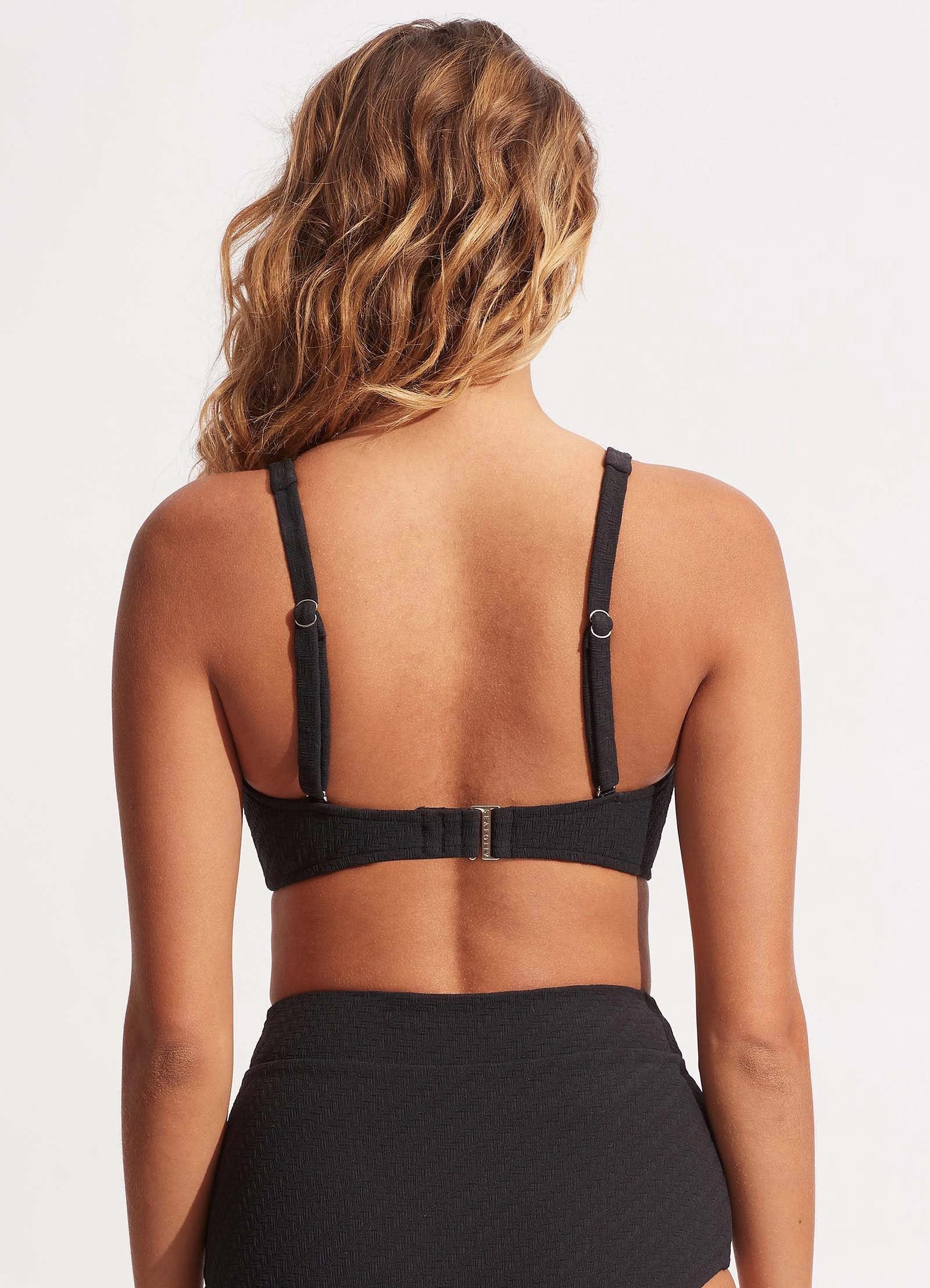 DD Fixed Tri Bra - Black