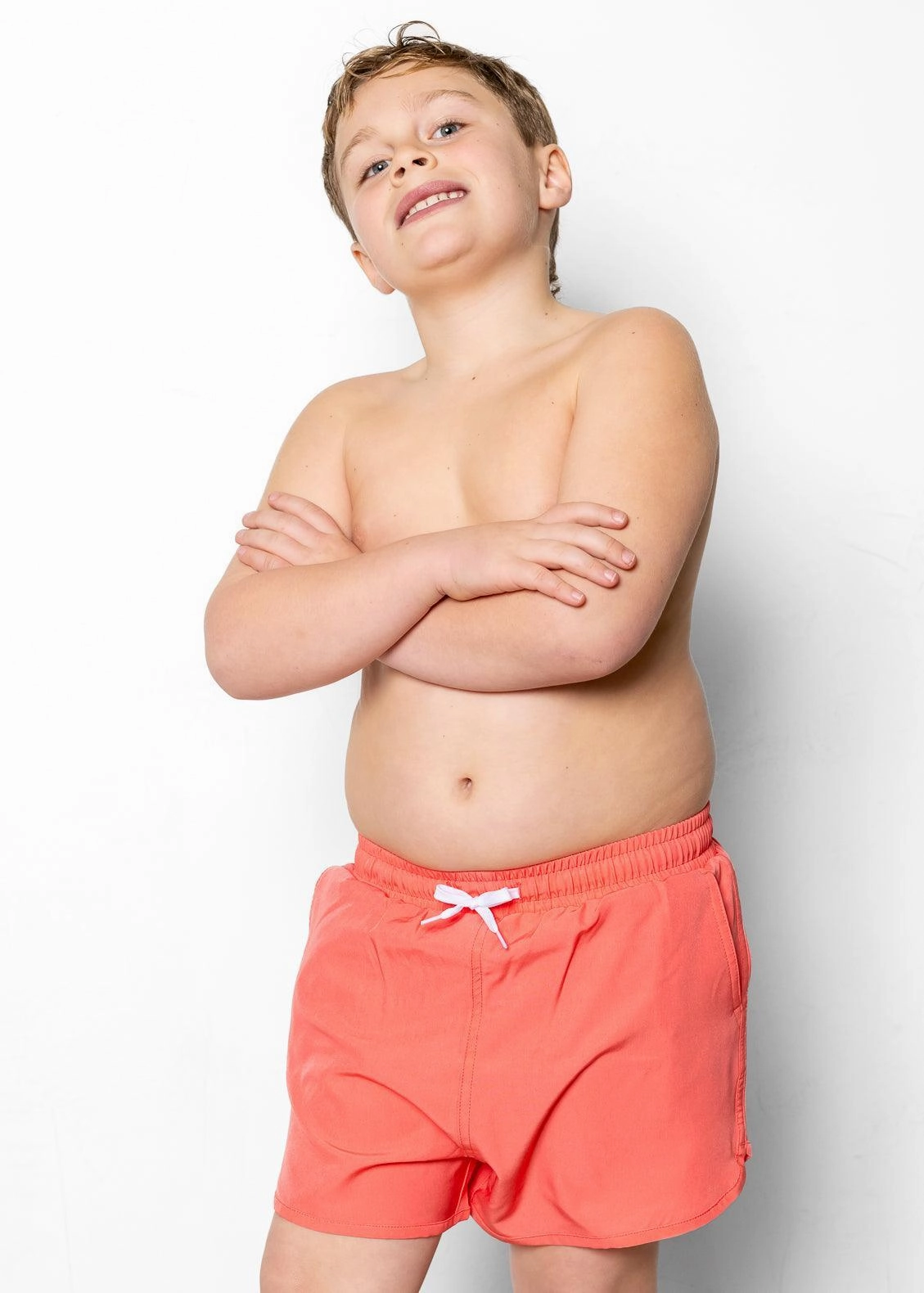 Deep Coral | Youth Retro Shorties