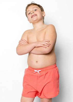 Deep Coral | Youth Retro Shorties