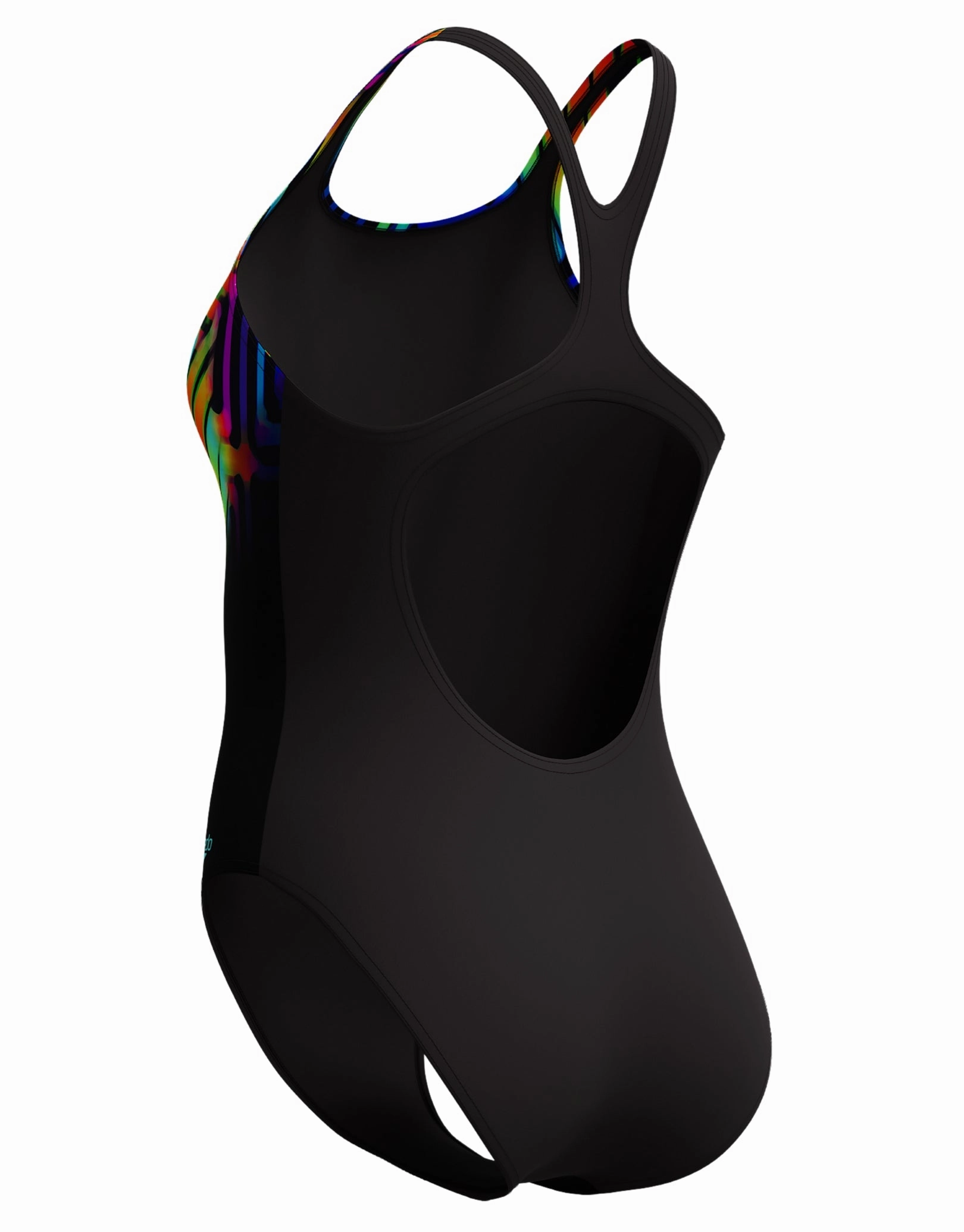 Digital Placement Medalist Swimsuit - Black/Multi