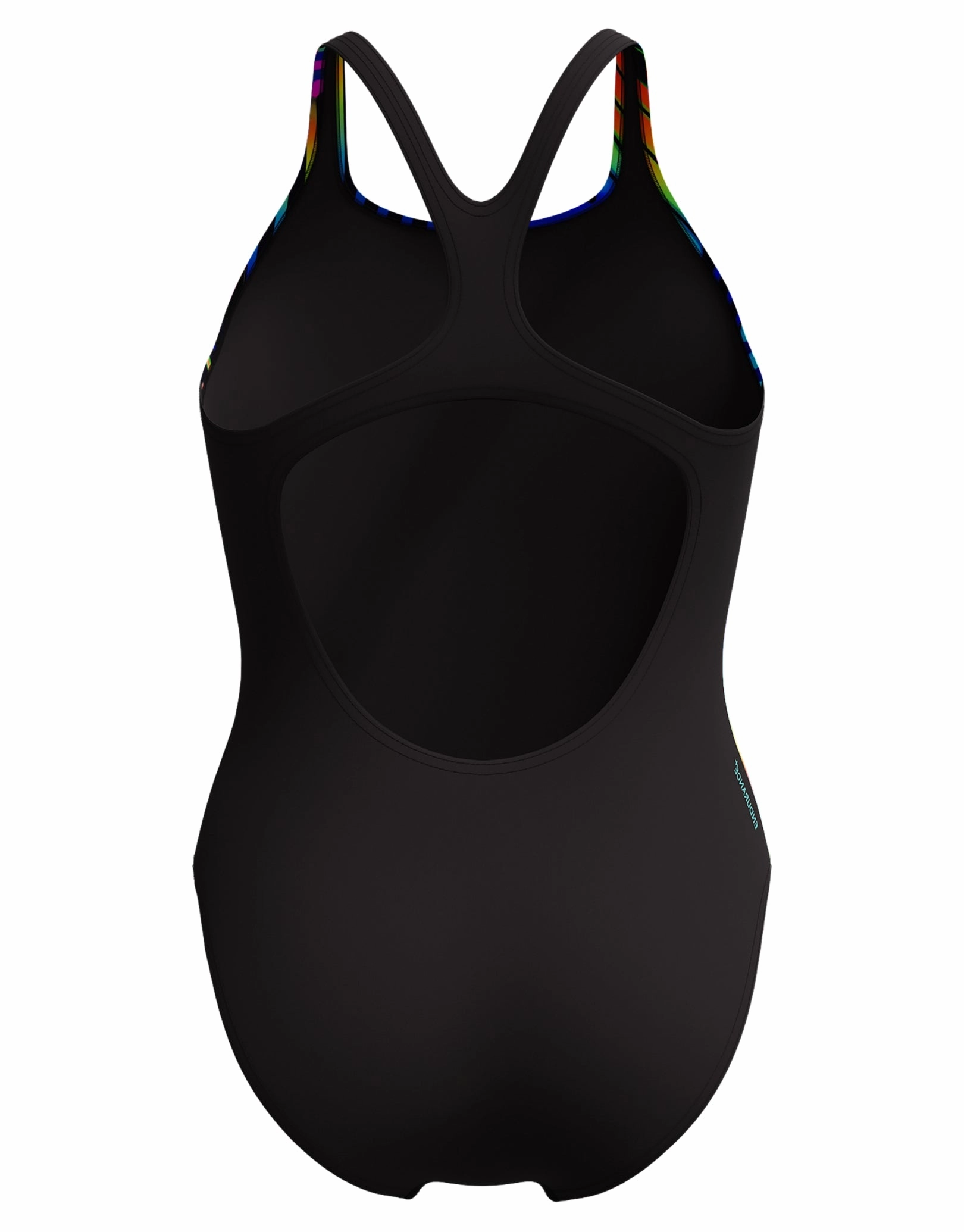 Digital Placement Medalist Swimsuit - Black/Multi