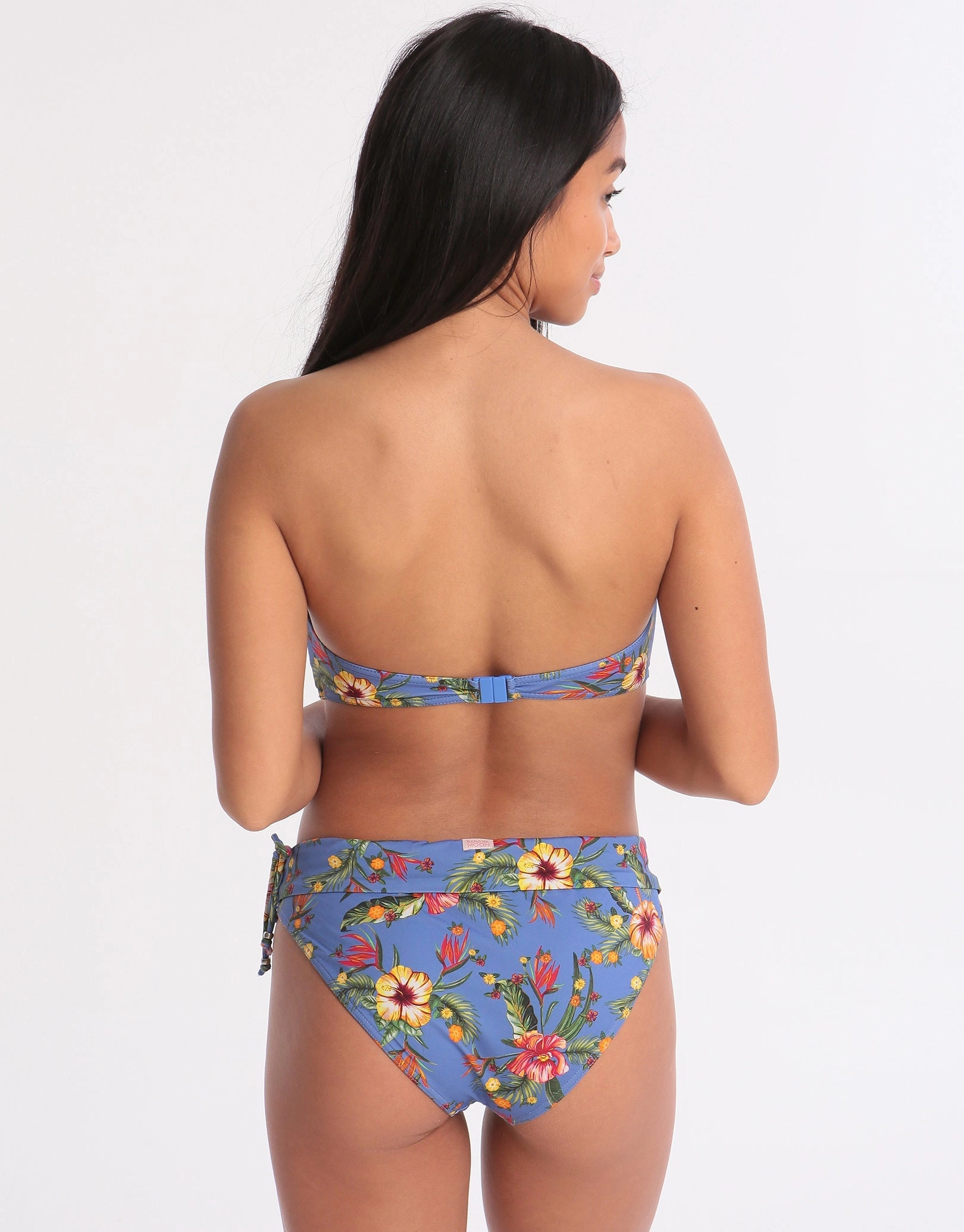 Dolcevita Merenda Banded Bikini Bottom - Blue