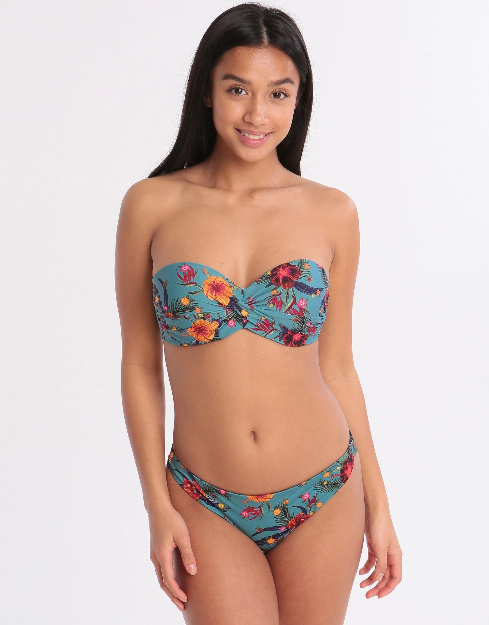 Dolcevita Wila Reversible Bikini Bottom - Turquoise