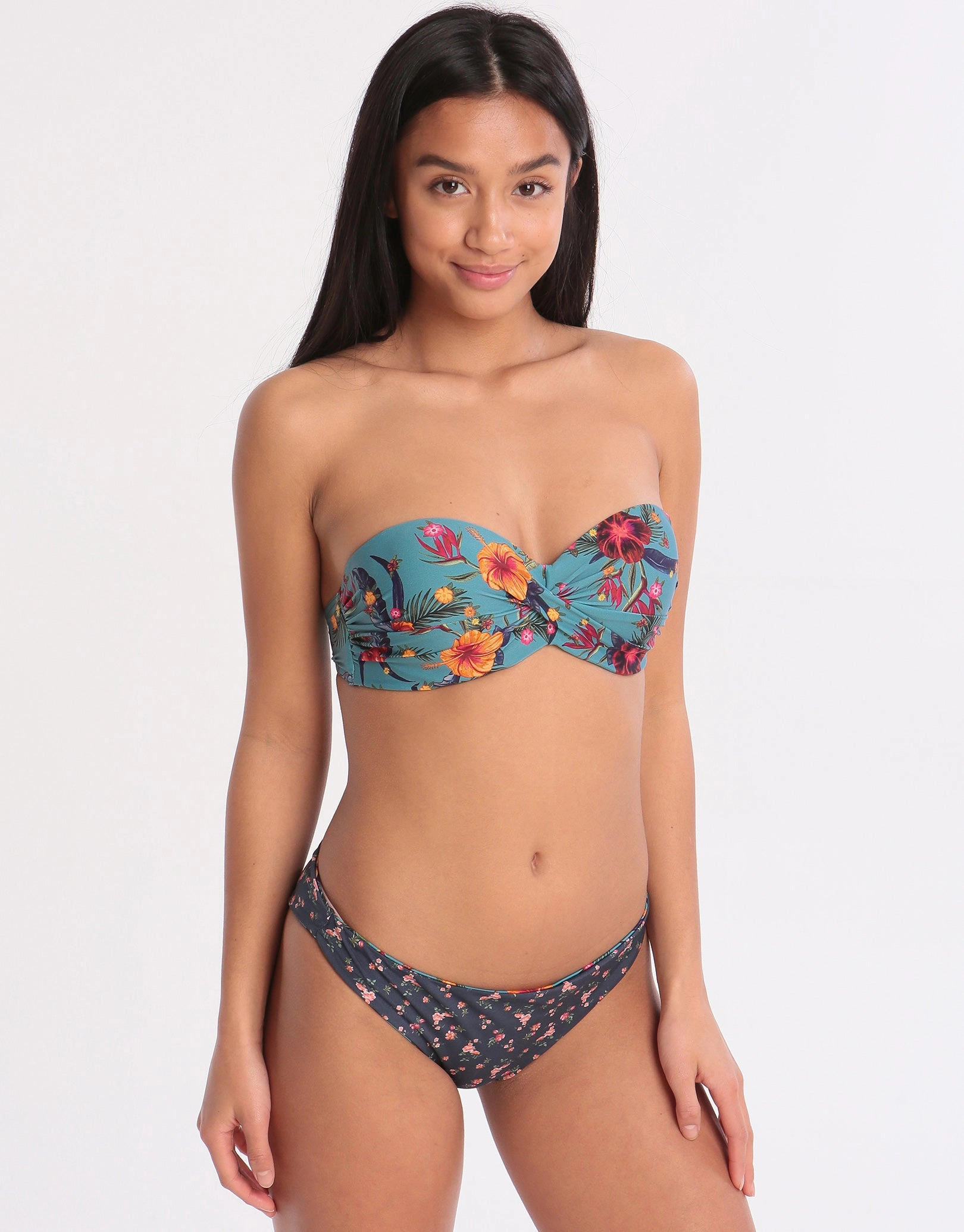 Dolcevita Wila Reversible Bikini Bottom - Turquoise