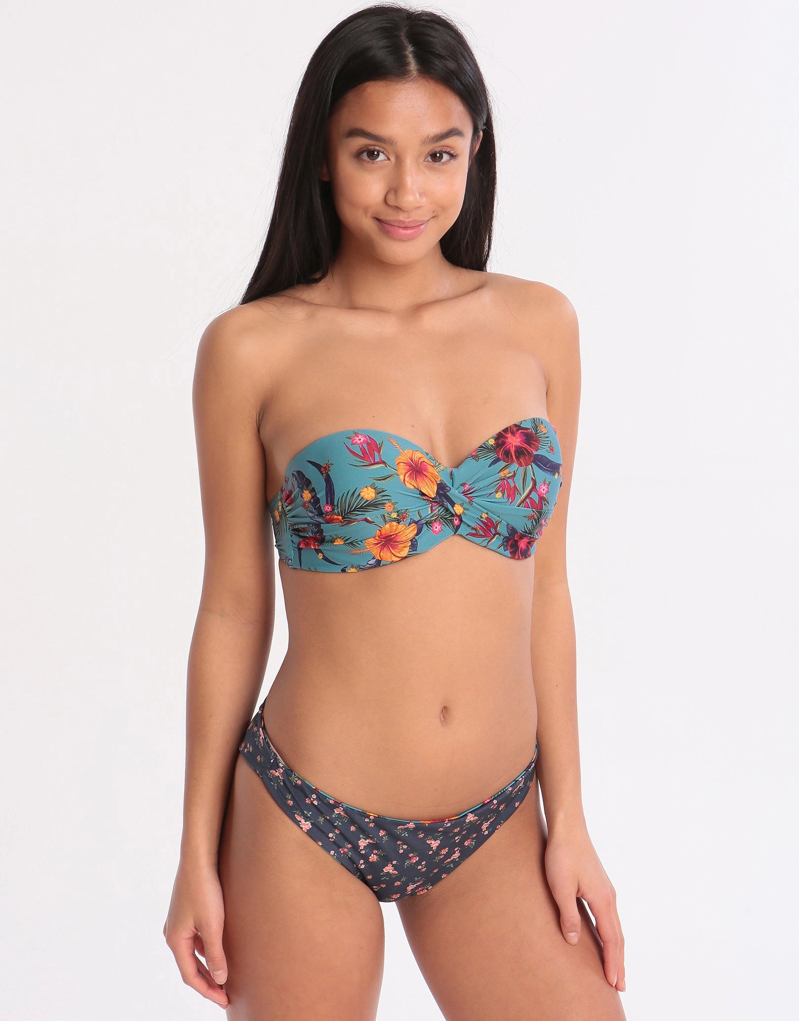 Dolcevita Wila Reversible Bikini Bottom - Turquoise